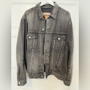 Balenciaga Women's Black Denim Jacket